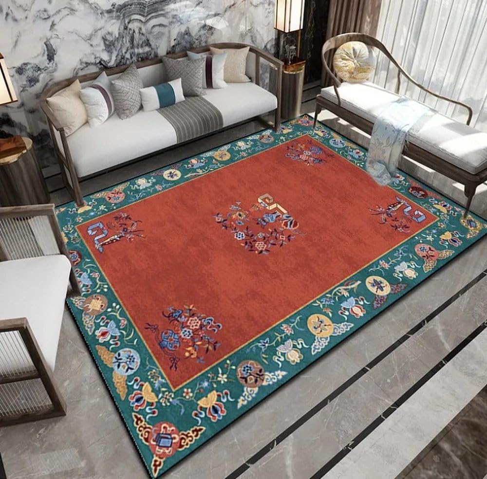 Tapis de salon artistique pour éliminer le froid au réveil dans la chambre