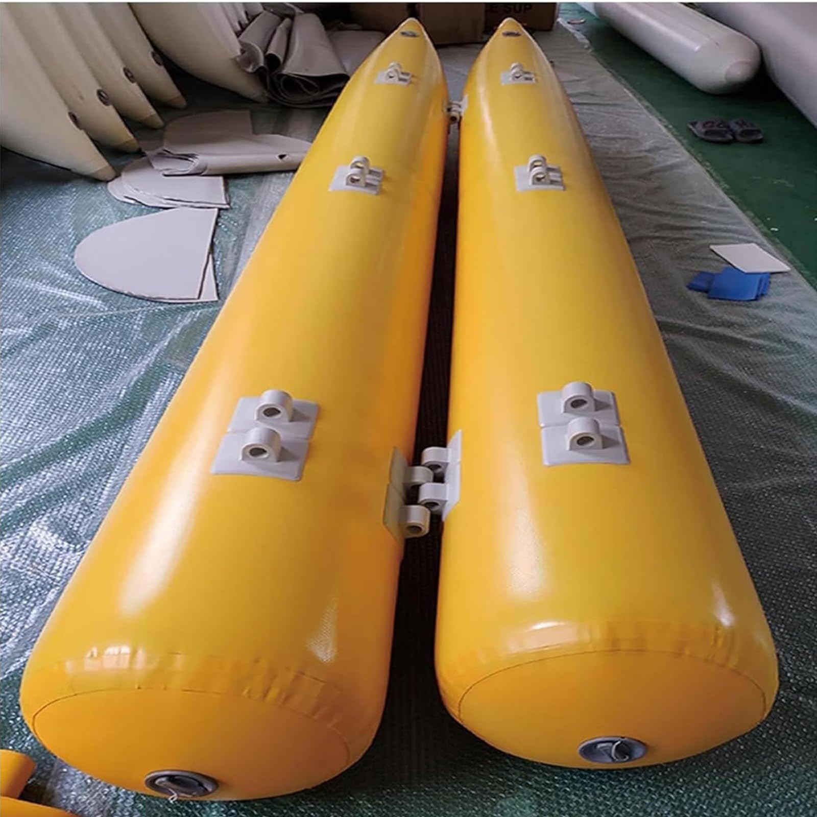 Nadmuchiwany spławik do roweru wodnego – platforma wędkarska z PCW, 350 x 35 cm, nośność 200 kg, idealna do rowerów wodnych i aktywności rekreacyjnych
