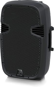 Behringer PK112A Active 600 Watt 12 Inch Black PA Speaker System with Built in Media Player Bluetooth Receiver and Integrated Mixer