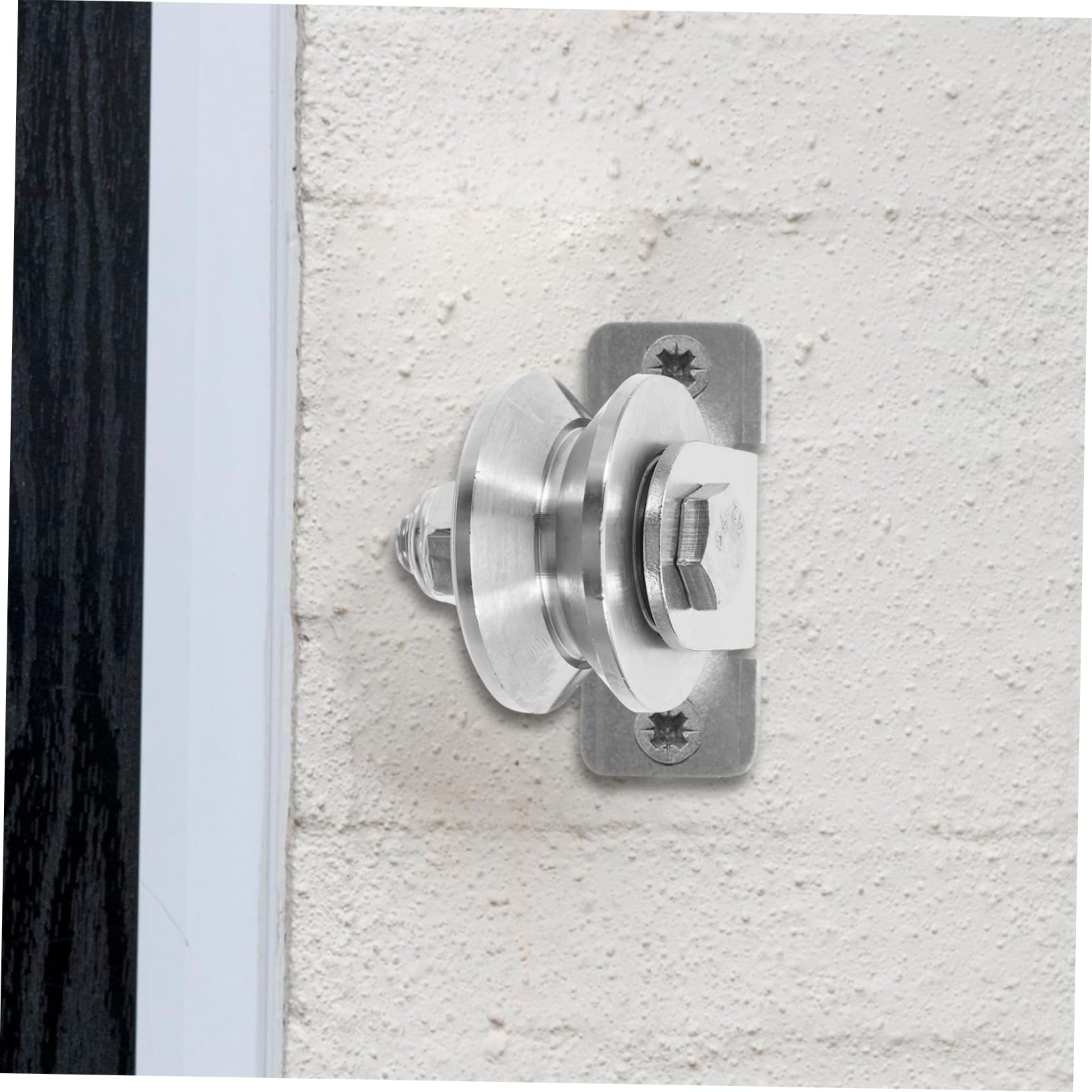 SOLUSTRE 2 Pezzi Pulegge in Acciaio Inossidabile da 48 Mm con Cuscinetti Interni, Pulegge per Fune a Parete per Sistemi di Carrucole e Porte Scorrevoli, Installazione Facile