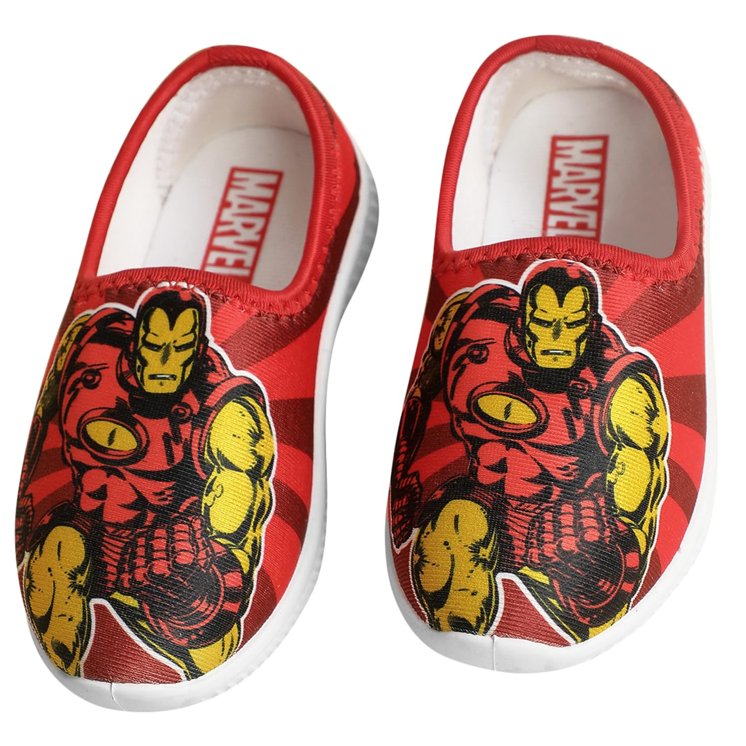 Kidsville Kids Boys Iron Man Printed Maroon Shoes (B0CNH47956) Amazon Price History, Amazon Price Tracker