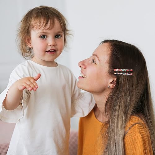 Miniatura 7 de Cobahom 6 pinzas para el cabello, accesorios para el cabello para mujeres, pasadores de pico de pato de resina, pinzas para el cabello elegantes de
