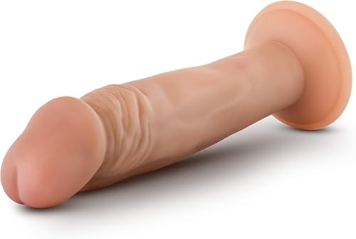 Miniatura 6 de Dr. Skin Plus - Consolador realista de 6 pulgadas, base de ventosa para jugar con manos libres y arnés compatible, triple densidad y juguete sexual