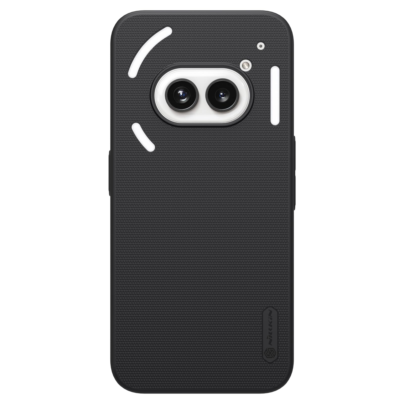 Nothing Phone 2a Back Cover, Super Frosted Shield Matte Hard PC Case with salient dot Design