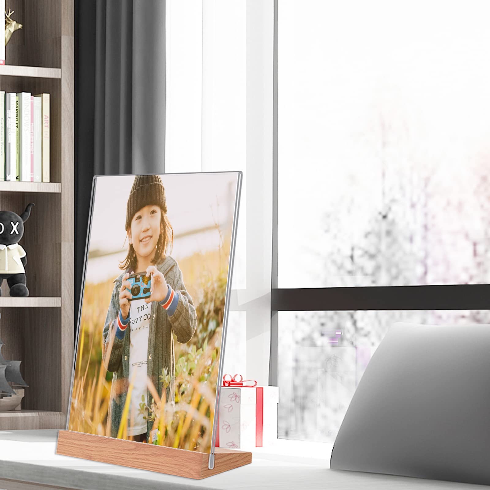 Amazon.co.jp: サインホルダー 2個セット A4判 縦 ポップスタンド