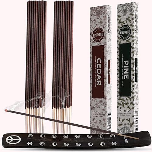 Vista 174 de Trumiri Incense Sticks - Combo Pack of 40 Insence-Sticks - 20 Rose + 20 Lavender - Insenses - Insents - Incents - Inscense - Incence - Incienso