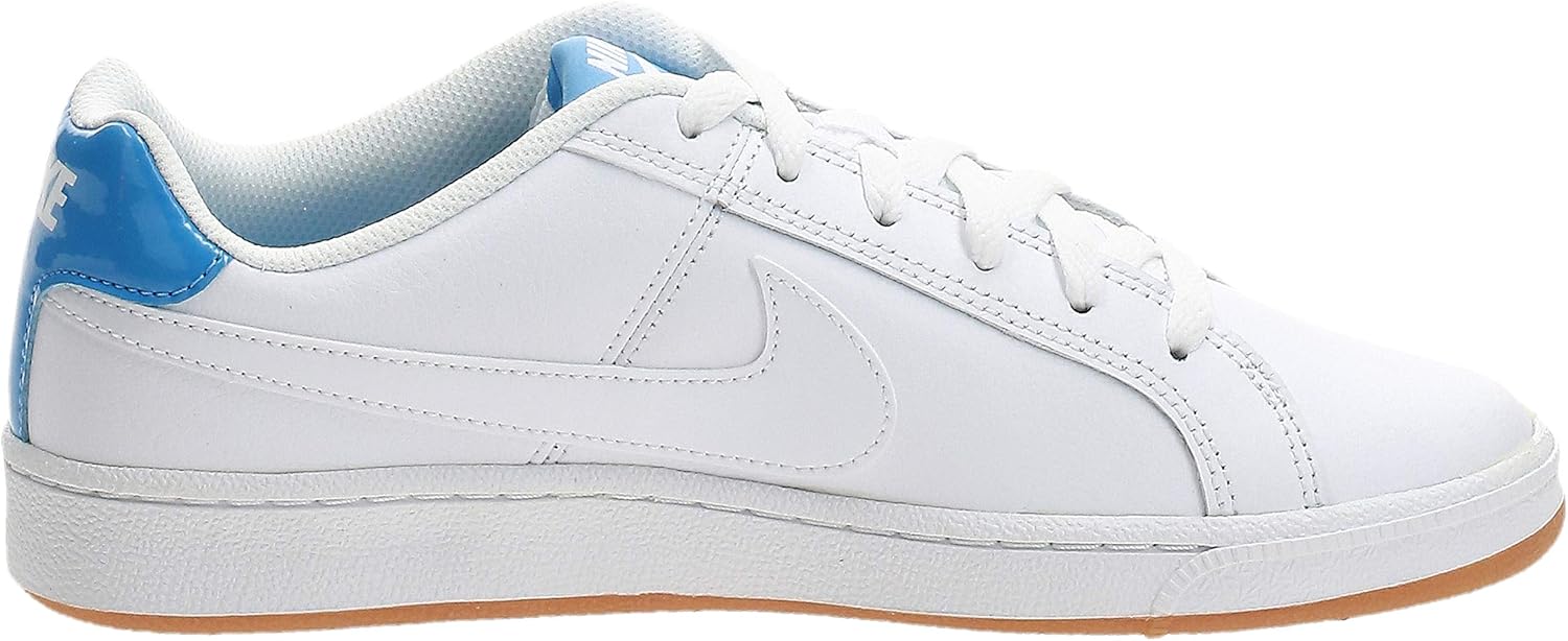 Nike Womens Court Royale Sneaker 36.5 EU WHITE/WHITE-UNIVERSITY BLUE