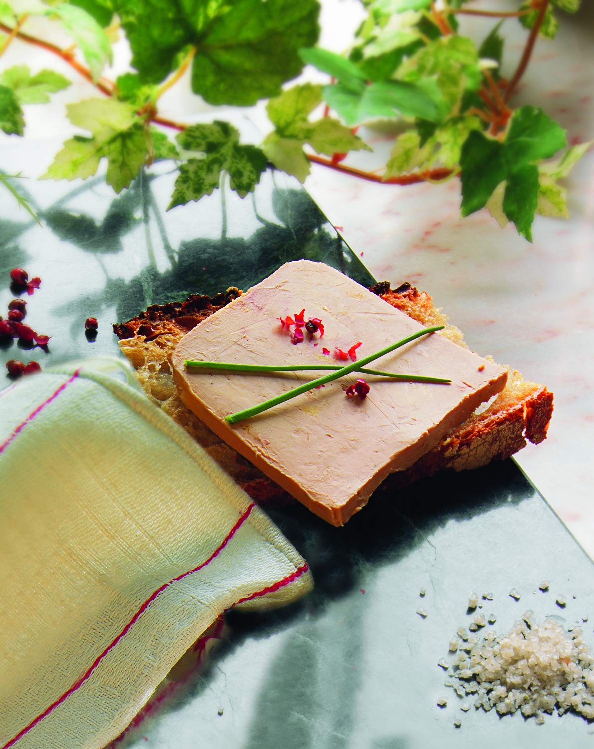 Rougie Block of Duck Foie Gras in Terrine Container - 2.2 lbs