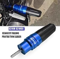 Vista 5 de Protector de escape de motocicleta deslizadores CNC protección contra caídas almohadilla anti choque para BMW G310R G310GS G 310 GS R 2017 2019 2020