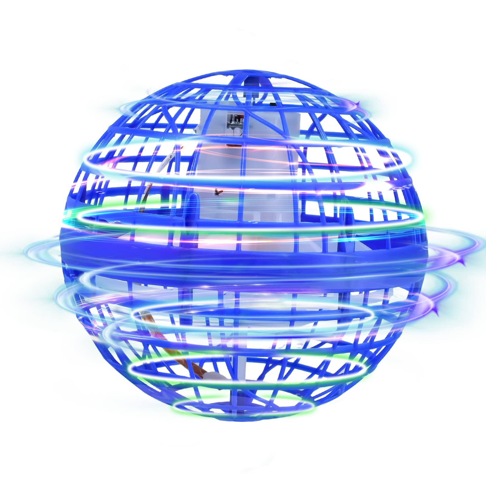 FLYNOVA Flying Orb Ball Toy,Hand Controlled Mini Drone,Boomerang Fidget Spinner,UFO Magic Hover