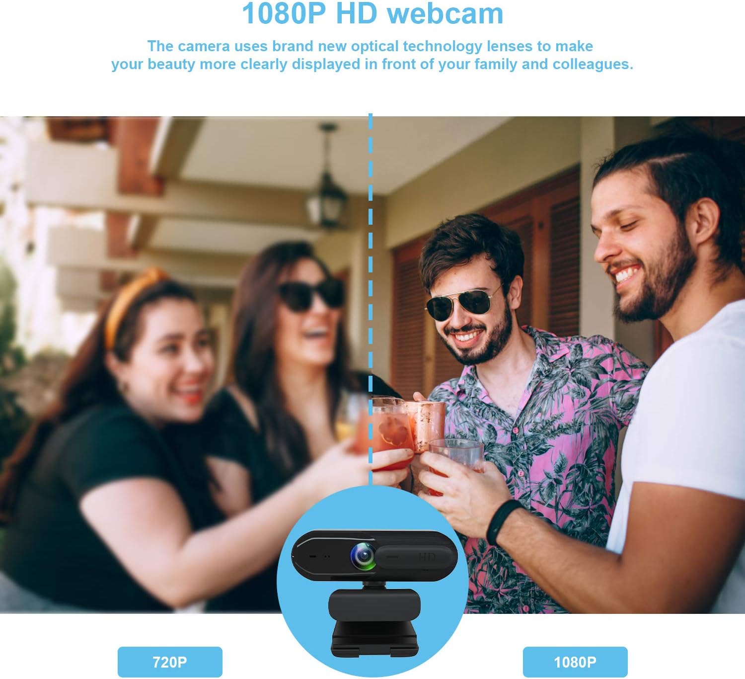 Amаzоn Crаzу 🔥 Dеаlѕ AutoFocus Full HD Webcam 1080P with Privacy Shutter - Pro Web Camera with Dual Digital Microphone - CA602 Black USB Computer Camera for PC Laptop Desktop Mac Video Calling, Conferencing Skype YouTube