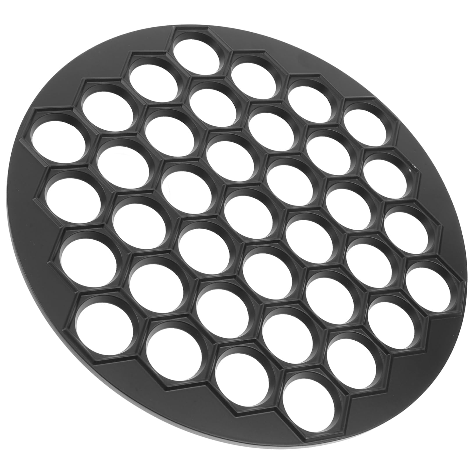 Hemobllo 37 Hole Aluminum Alloy Dumpling Maker Ravioli Maker Press for Home Cooking Easy to Use and Clean