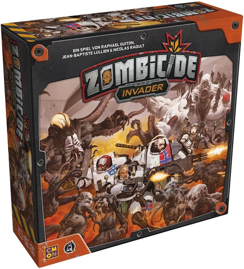Asmodee | CMON | Zombicide: Invader | Basic Game | Connoisseur Game | Dungeon Crawler | 1-6 Players | From 14+ Years | 60+ Minutes | German