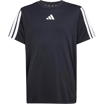 Adidas Boys' Train Essentials 3-Stripes T-Shirt