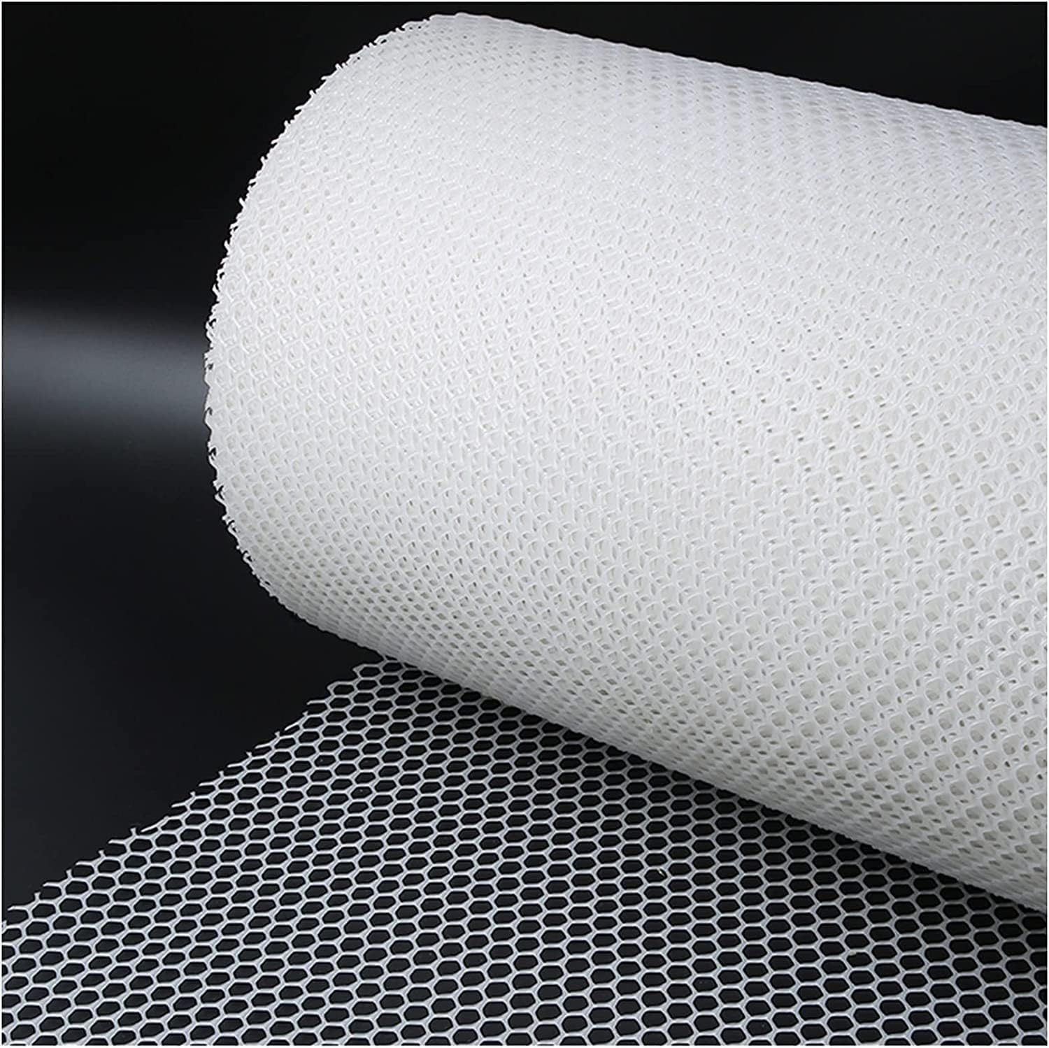 OKUOKA Hexagonal Floral Fencing with Zip Ties, White