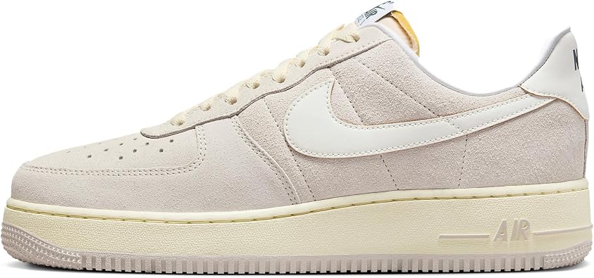Nike Air Force 1 07 Mens Shoes FQ8077-104, Light Orewood Brown/Coconut Milk/Deep Jungle Size 15