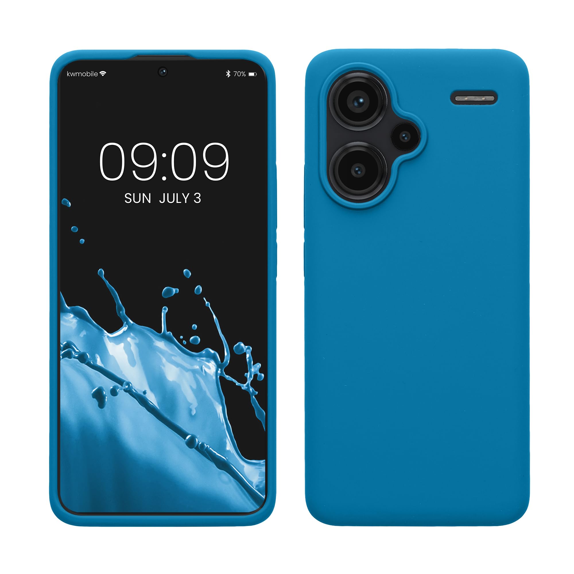 kwmobile Case for Xiaomi Redmi Note 13 Pro+ 5G / Redmi Note 13 Pro Plus 5G Case, Soft Cover, Shockproof Silicone