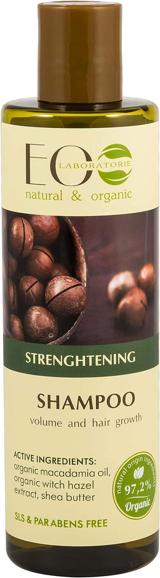 EO Lab Strengthening Shampoo Volume and Hair Growth Macadamia Scent Unisex-Adults