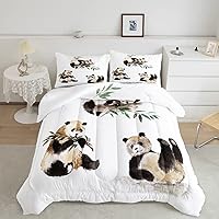 Vista 52 de CVHOUSE Juego de ropa de cama Kawaii tamaño Queen, juego de ropa de cama de conejo Kawaii para niñas y niños, lindo juego de edredón de conejo