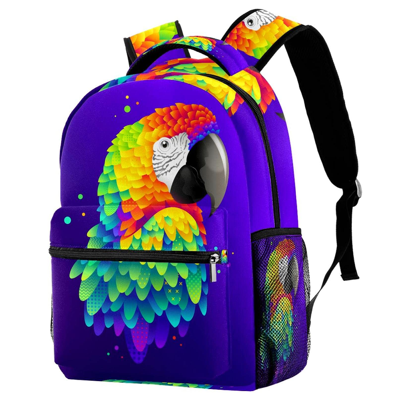 Sac à dos décontracté pour femme grande capacité multicolore