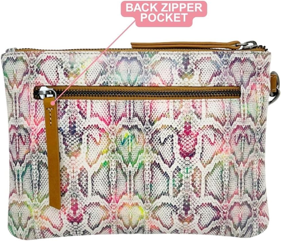 Myra Bag Western Makeup Bag for Women - Travel Cosmetic Pouch Handbag - Sunlit Pink