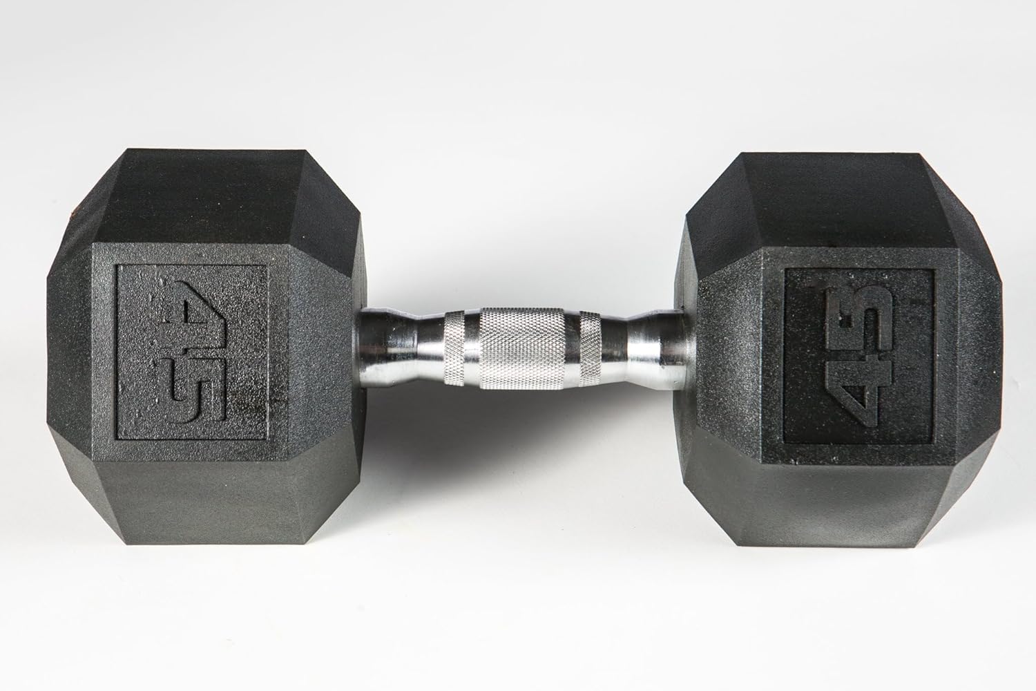 York PVC Hex Dumbbell, Chrome Ergo Handle