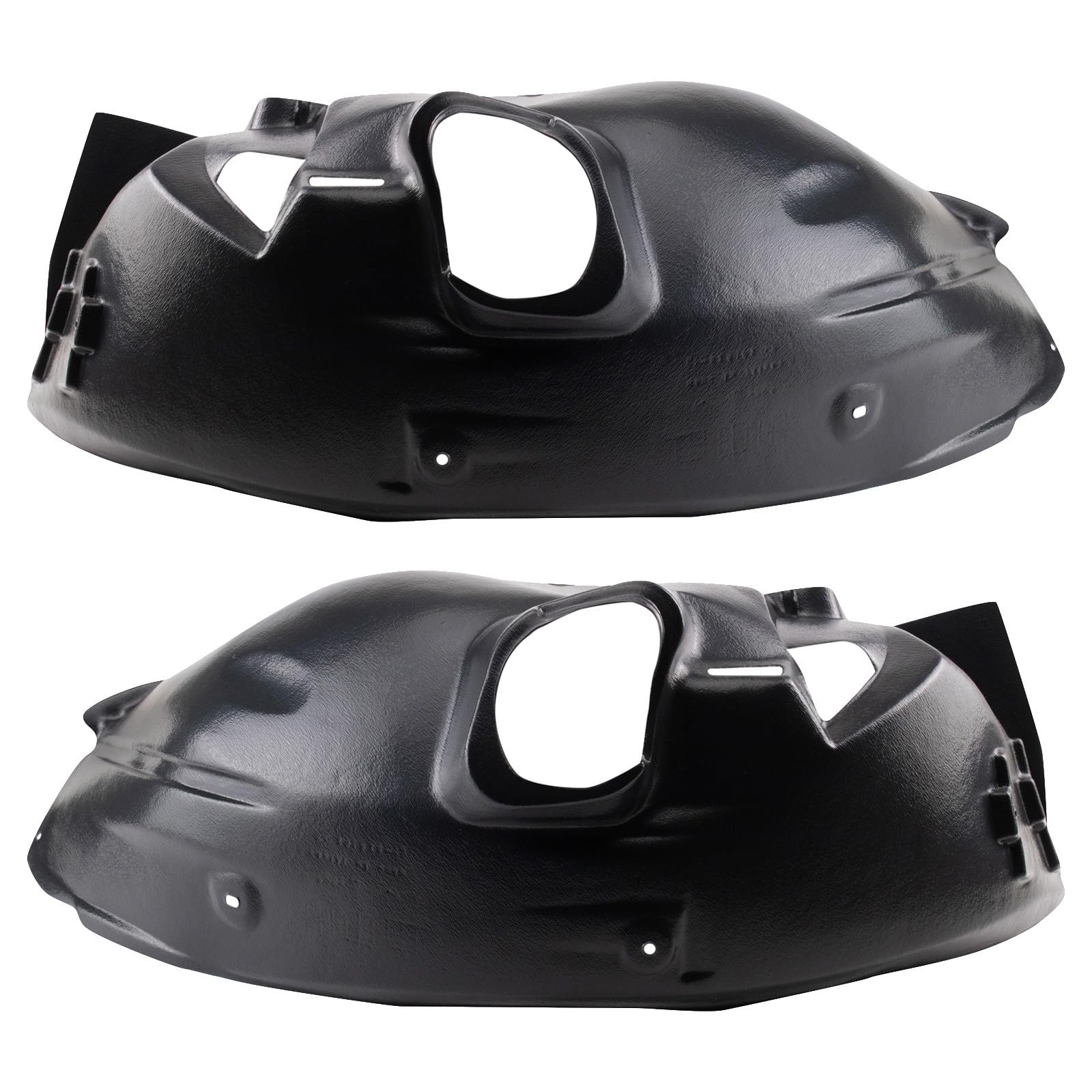 TRQ Inner Fender Liner Set | For 2010-2015 Smart Fortwo SM1248101 SM1249101