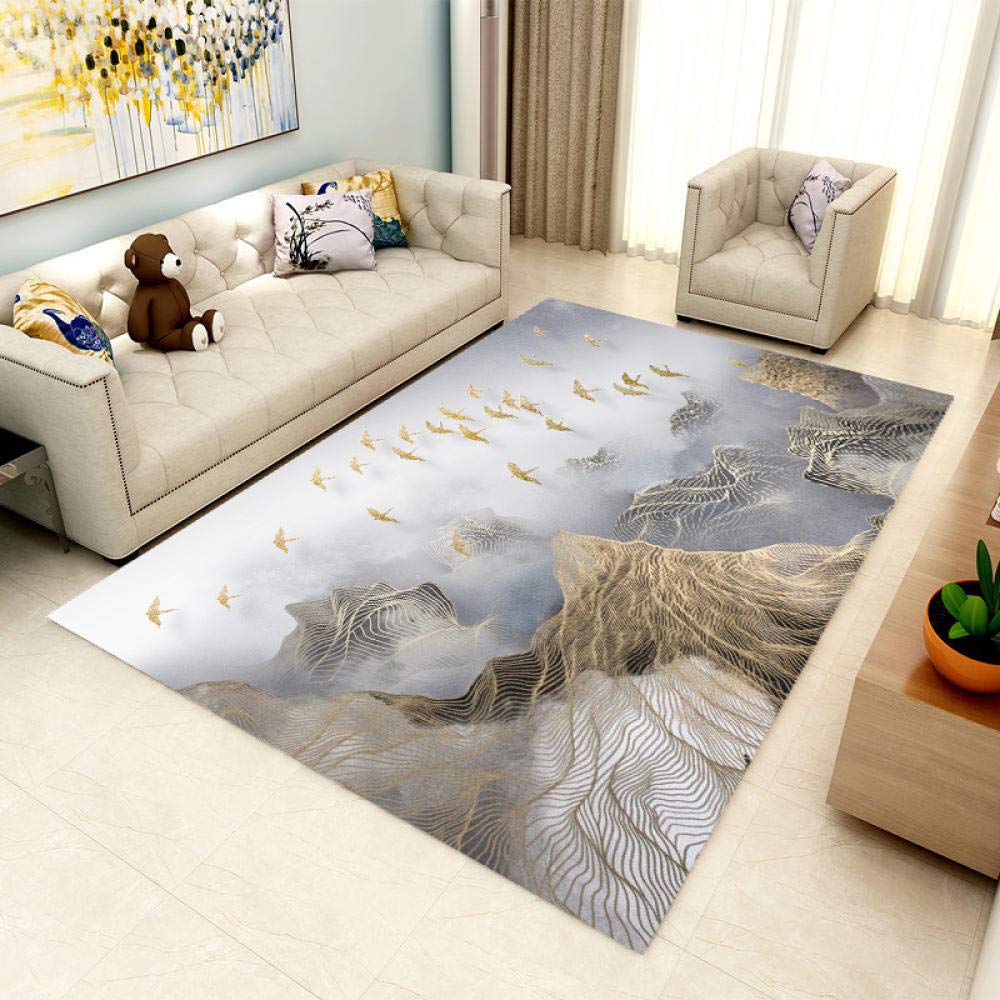 Tapis antidérapant pour le salon grand format 200x300 lavable et sécurisé
