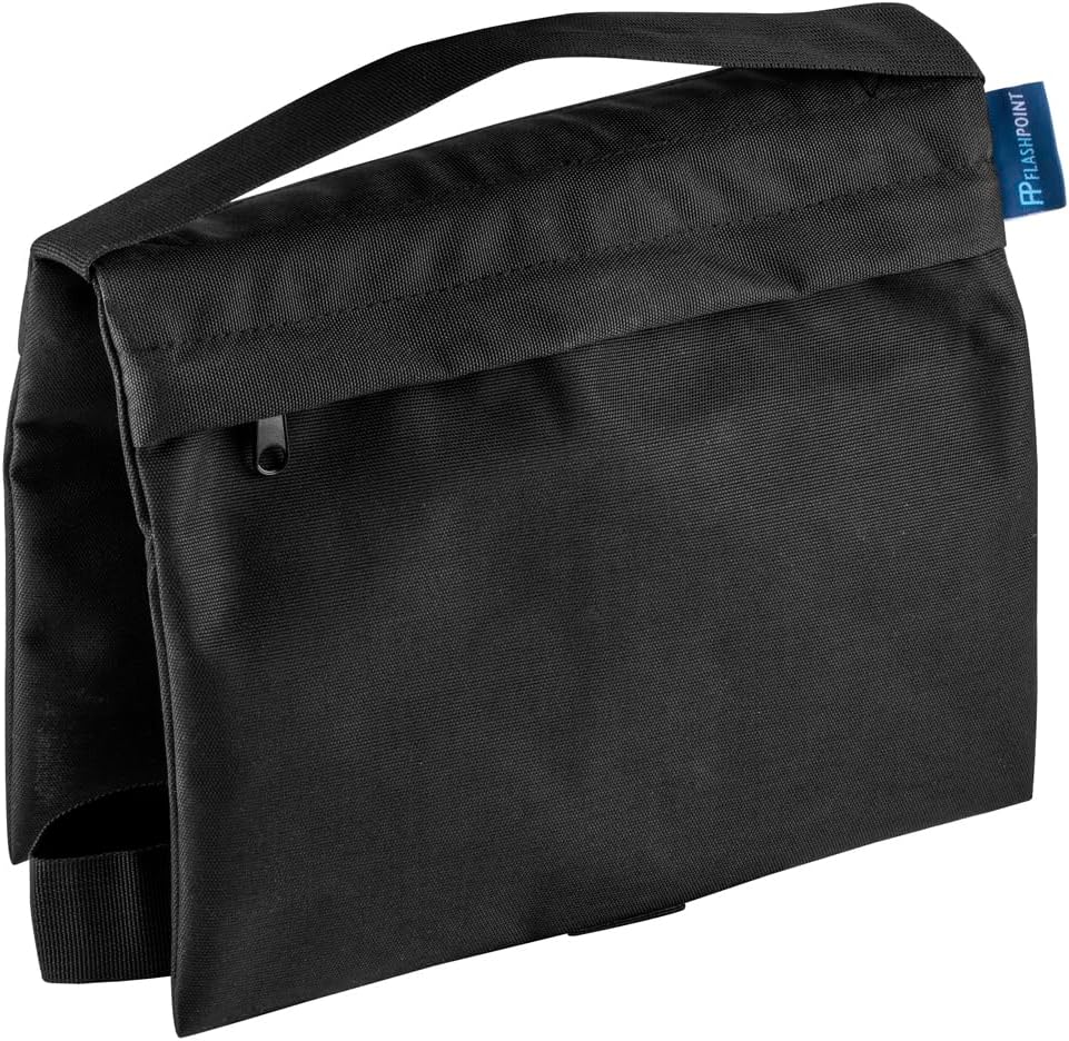 Flashpoint Empty Saddle Sandbag, Water-Resistant Cordura Nylon - (18lb Capacity, Black) (6 Pack)