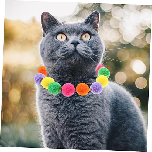 Miniatura 6 de balacoo Collar para mascotas Adorno al aire libre de payaso Decoración de para Exteriores 2 unids Portátil Collar de gatito Collar de perro al aire
