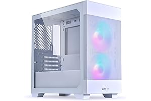 Lian Li LANCOOL 205M Mesh White ATX Mid-Tower Computer Case