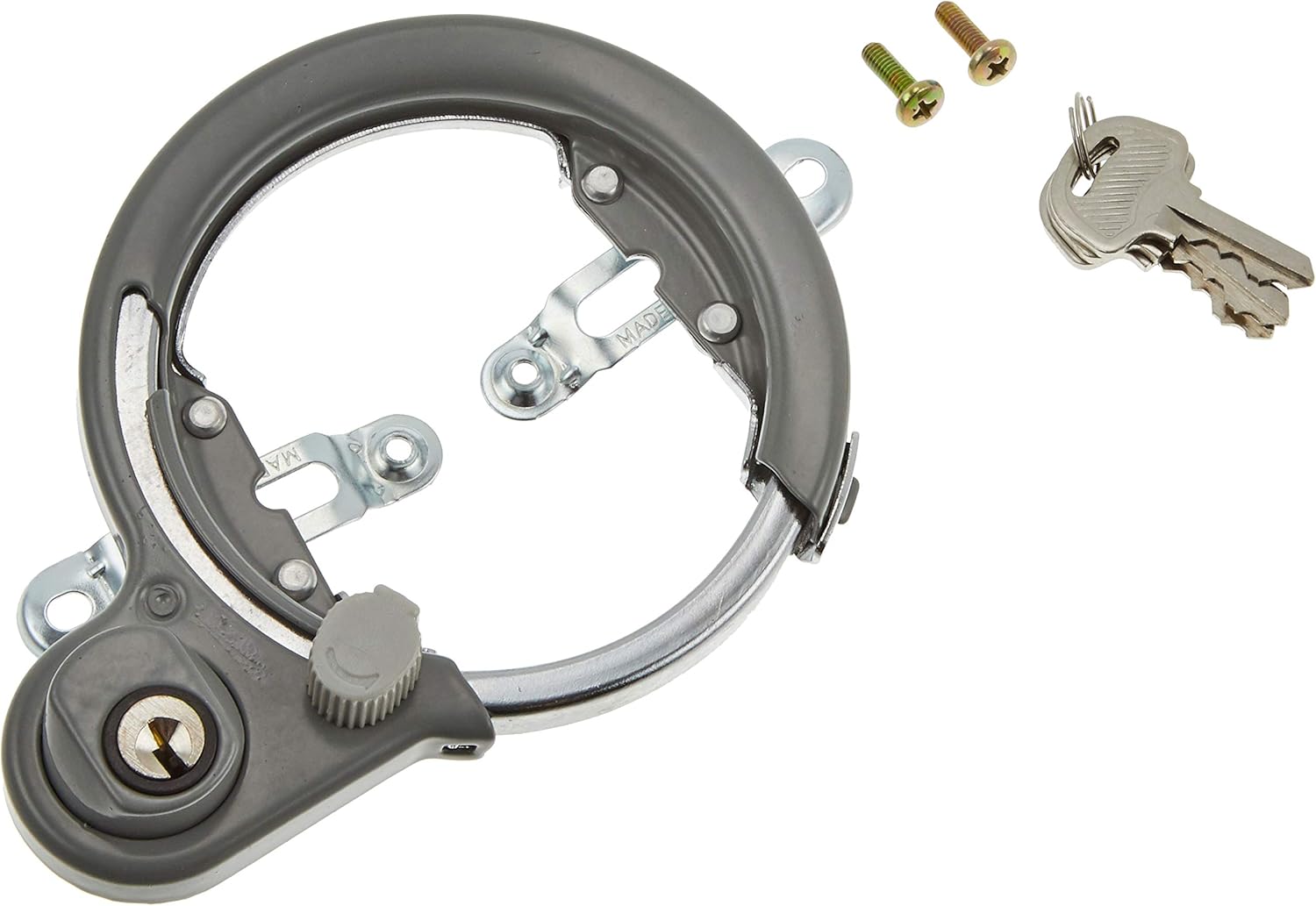 Bridgestone A515741GRC CLNGRBS Bicycle Key Circlock Ring Lock Gray Anti-Theft Security