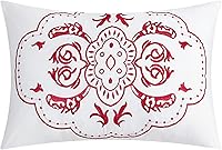 Vista 5 de Chic Home Angel - Juego de funda de edredón reversible de 4 piezas, 100% algodón, estampado geométrico bohemio, color rosa Queen