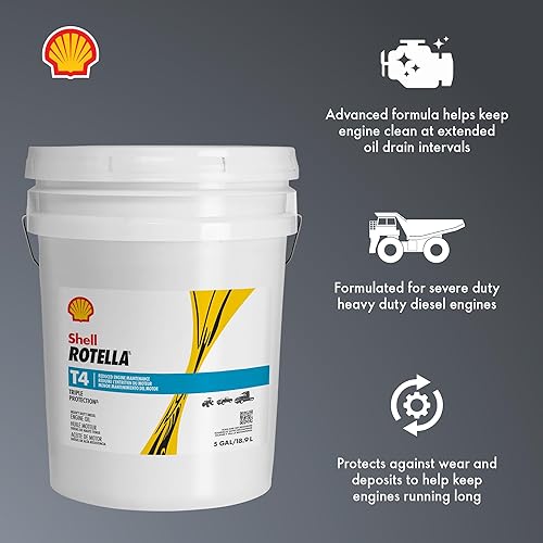 Miniatura 13 de Shell Rotella Aceite de motor T4 Triple Protection 15W-40, 1 cuarto de galón (paquete de 6)