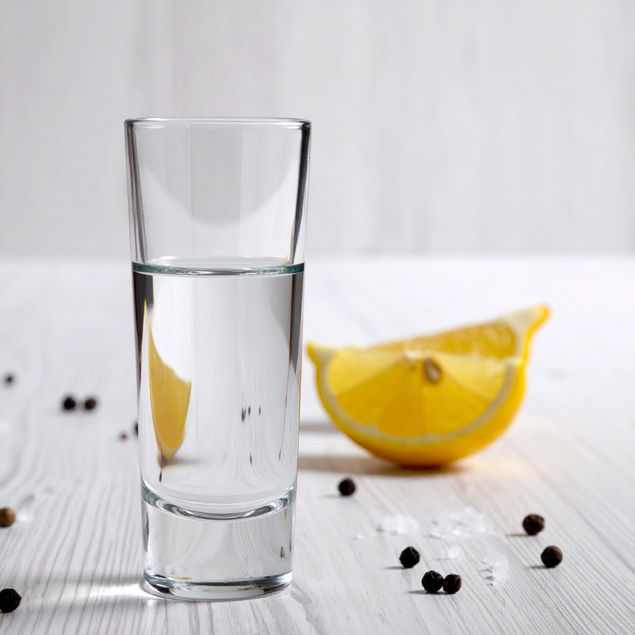 Glasmark KROSNO 1992 Bicchierini da Shot con Fondo Pesante – Set 12 Pezzi – 65 ml – Trasparente – Lavabile in Lavastoviglie