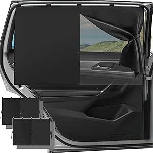Amazon.com: Smeyta 2Pack Car Side Window Curtain Sun Shade,Car Window ...