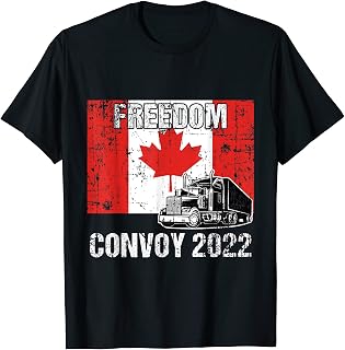 Canada Trucker Protest Freedom Convoy 2022 T-Shirt