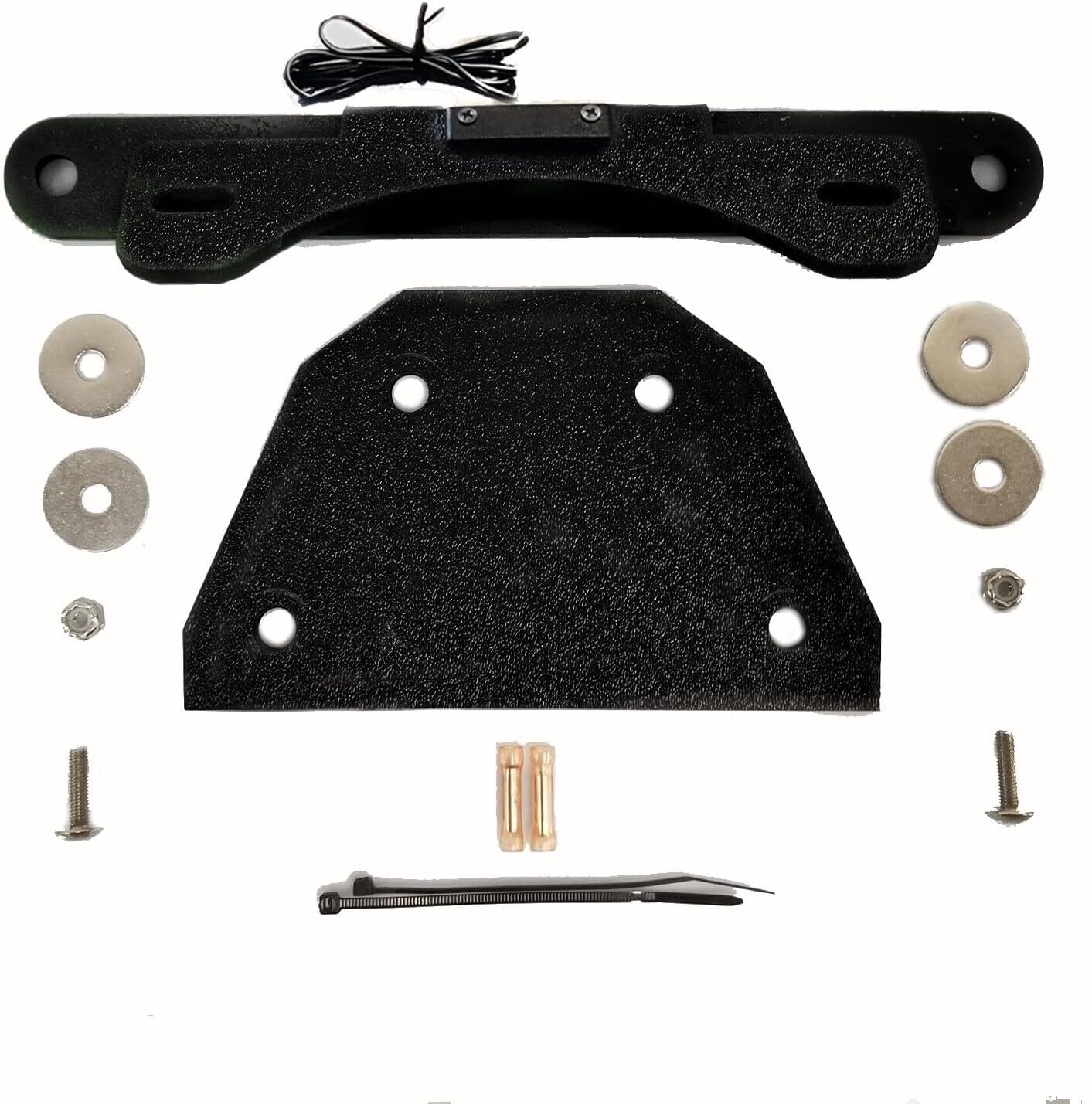 Fender eliminator fits Suzuki GSXR 600 and GSXR 750 2011-2026, SX version license plate mount with white LED taglight by Bikelitez