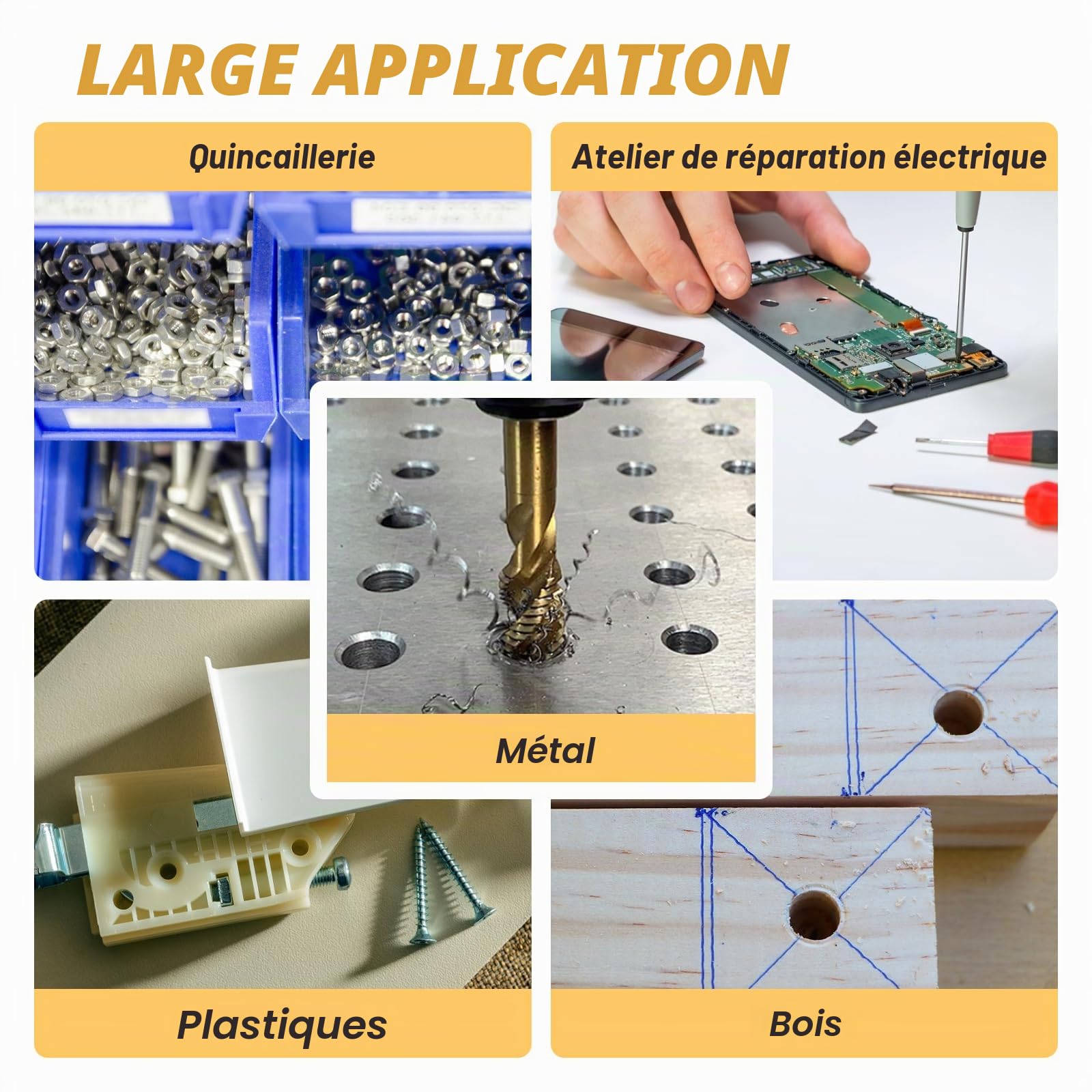 MXBAOHENG M3-M10 Taraudeuse Verticale Manuelle de Précision avec étau et 6 tarauds Machine à Tarauder Verticale Taraudeuse sur table manuelle pour taraudage dans le métal, le bois et le plastique