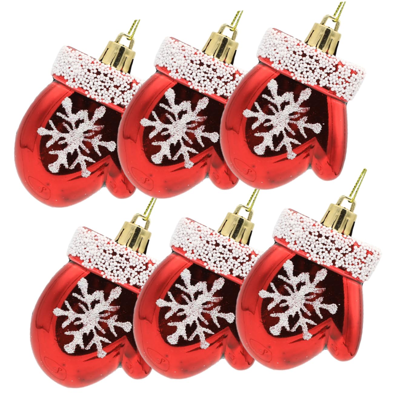 PRETYZOOM 4 Set Di Decorazioni Infrangibili Per Lalbero Di Natale Pendenti Per Lalbero Di Natale Decorazioni in Plastica Per o Di Confezione Da 6 Pezzi*4