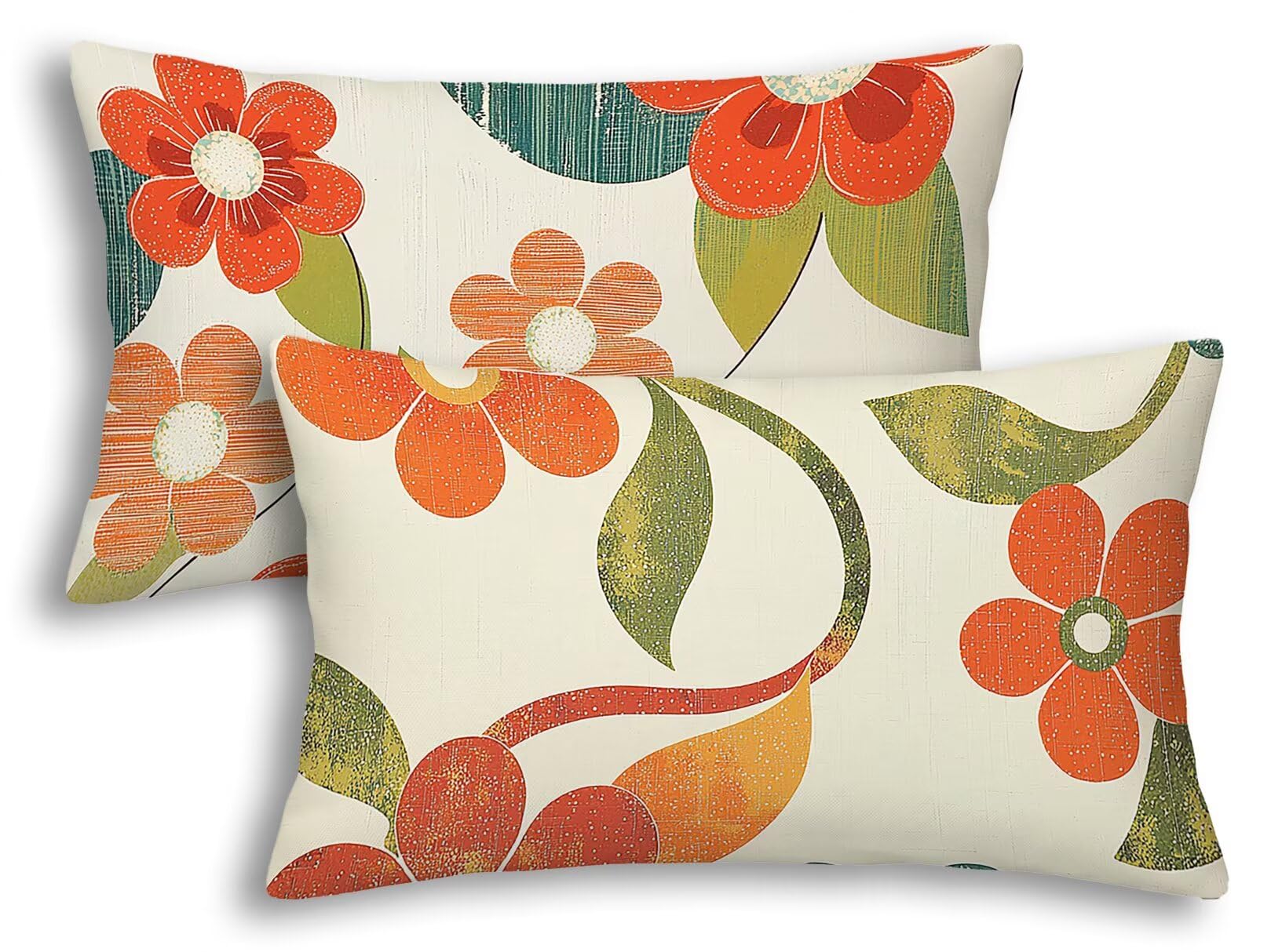 Housse de coussin fleur en velours pour sublimer la décoration du canapé de votre salon chaleureux