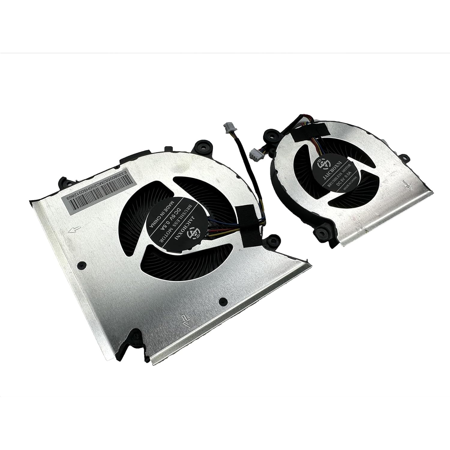 New Genuine CPU+GPU Cooling Fan Replacement for MSI GF65 GF65 Thin PABD08008SH N413, PAAD06015SL N433 Dual Fans