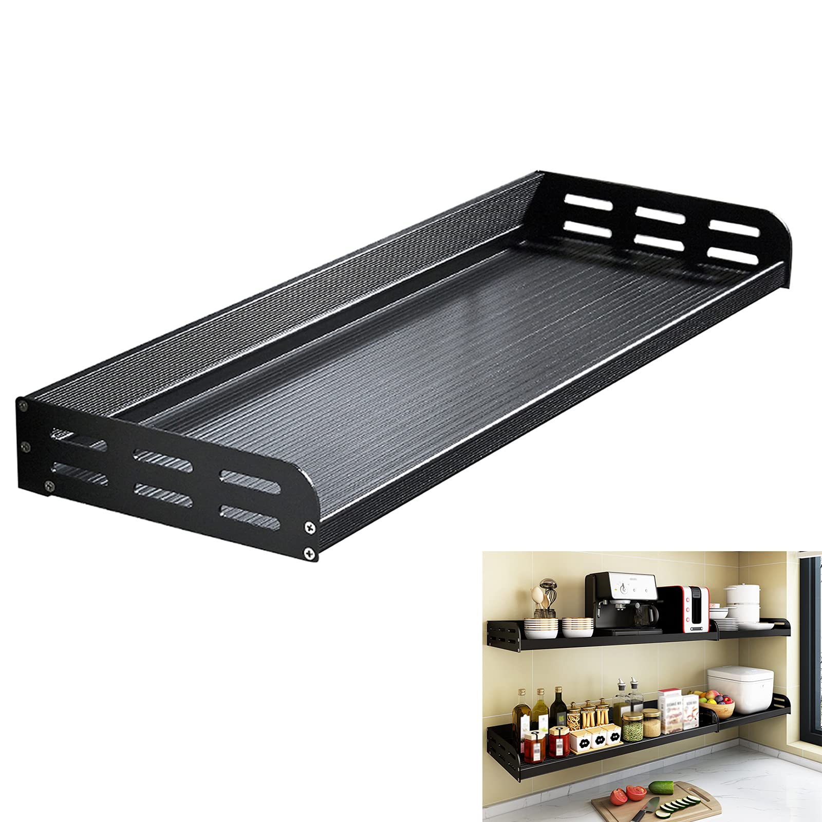 Étagère de rangement pour micro-ondes pour résoudre le manque de place