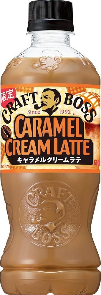 Amazon.co.jp: Suntory Craft Boss Caramel Cream Latte, Coffee, 16.9