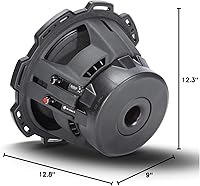 Vista 9 de Rockford Fosgate P2D4-10 Punch P2 DVC 4 ohmios 10 pulgadas 300 vatios RMS / 600 vatios pico subwoofer