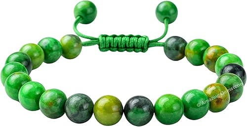 Miniatura 668 de Amazing Gemstone Crystal Bracelet for Women Men's Gifts - Protection Healing Crystal Bracelet - 8mm Gemstone Beaded Adjustable Bracelet Pulseras