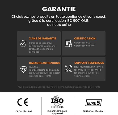 maXpeedingrods Groupe électrogène onduleur 3500 W avec surveillance à distance des données via application Bluetooth®, compatible avec camping-car, camping en plein air, sauvegarde pour la maison - 9