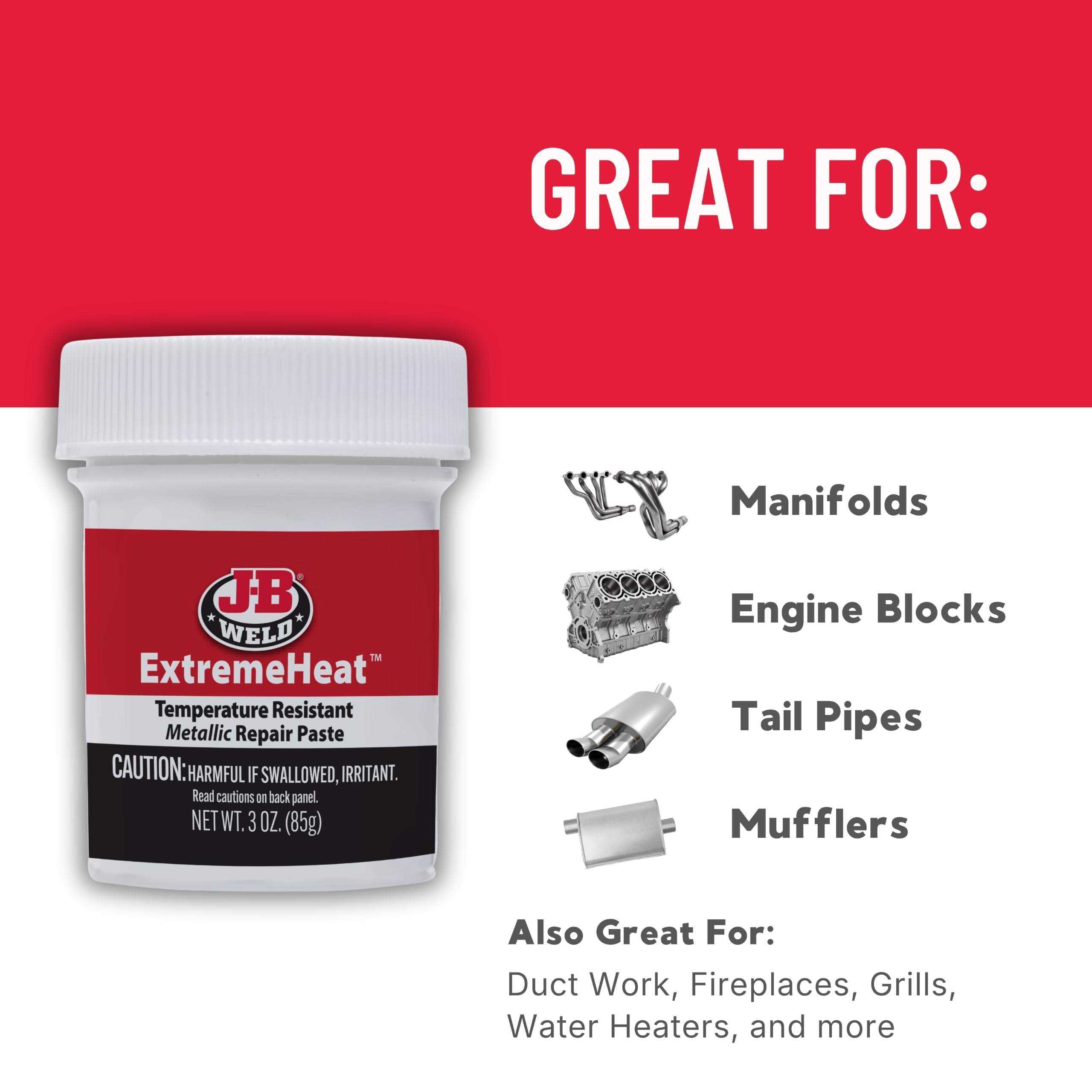 J-B Weld ExtremeHeat Paste - High Temperature Repair -5