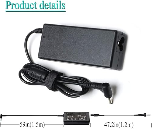 Miniatura 2 de Cargador de CA de 65 W y 45 W para Lenovo IdeaPad 100S 110 110S 120 120S 310 320 330S S340 510 710S, Flex 4 1470 1580 1130 Flex 5 1570 1470 ADL45WCC