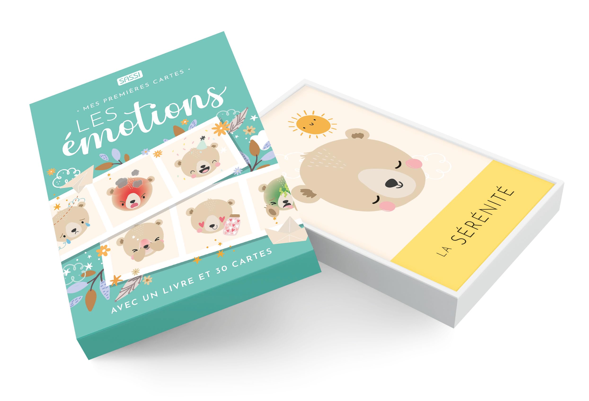 Les emotions. My first cards. Ediz. a colori. Con 30 Carte: Avec 1 livre et 30 cartes (Sassi junior)